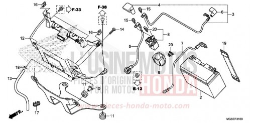 BATTERIE NC700SC de 2012